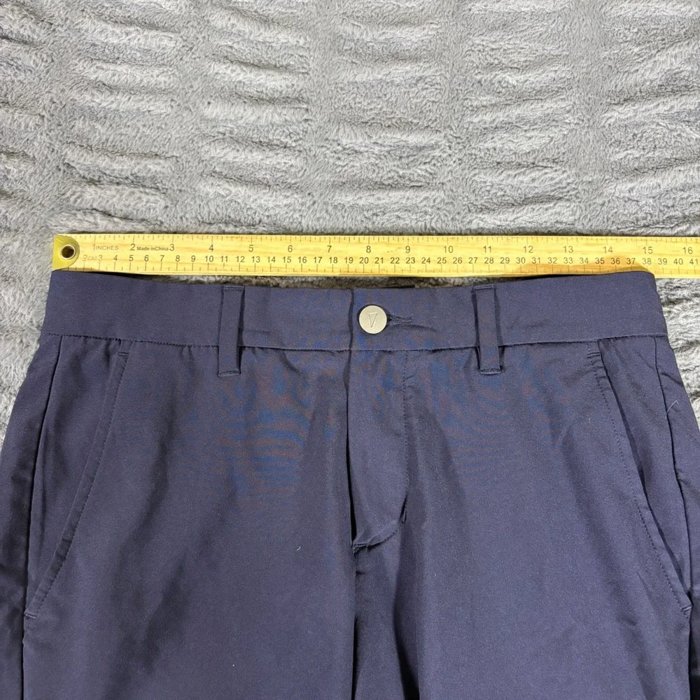 Primo Golf Mens Navy Blue Performance Jogger Pants 30 Short Tapered Ankle Zip